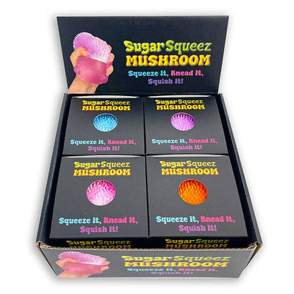 SugarSqueez Squishies® Maltose Mushroom Fidget Stress Ball (1pc) Assorted Colors