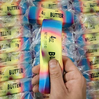 Rainbow Butter Stick Squishy Slow Rising Stress Toy