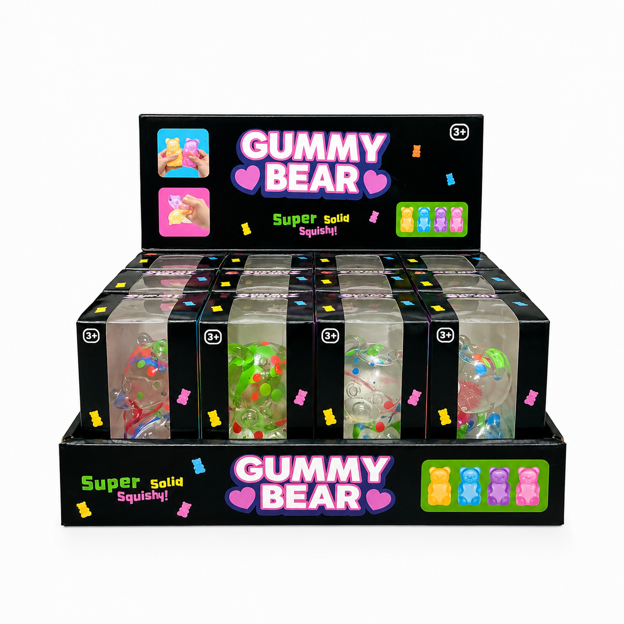 Crystal Confetti Gummy Bear Fidget Toy