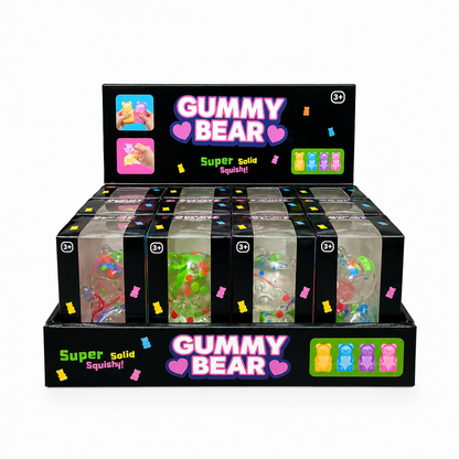 Crystal Confetti Gummy Bear Fidget Toy