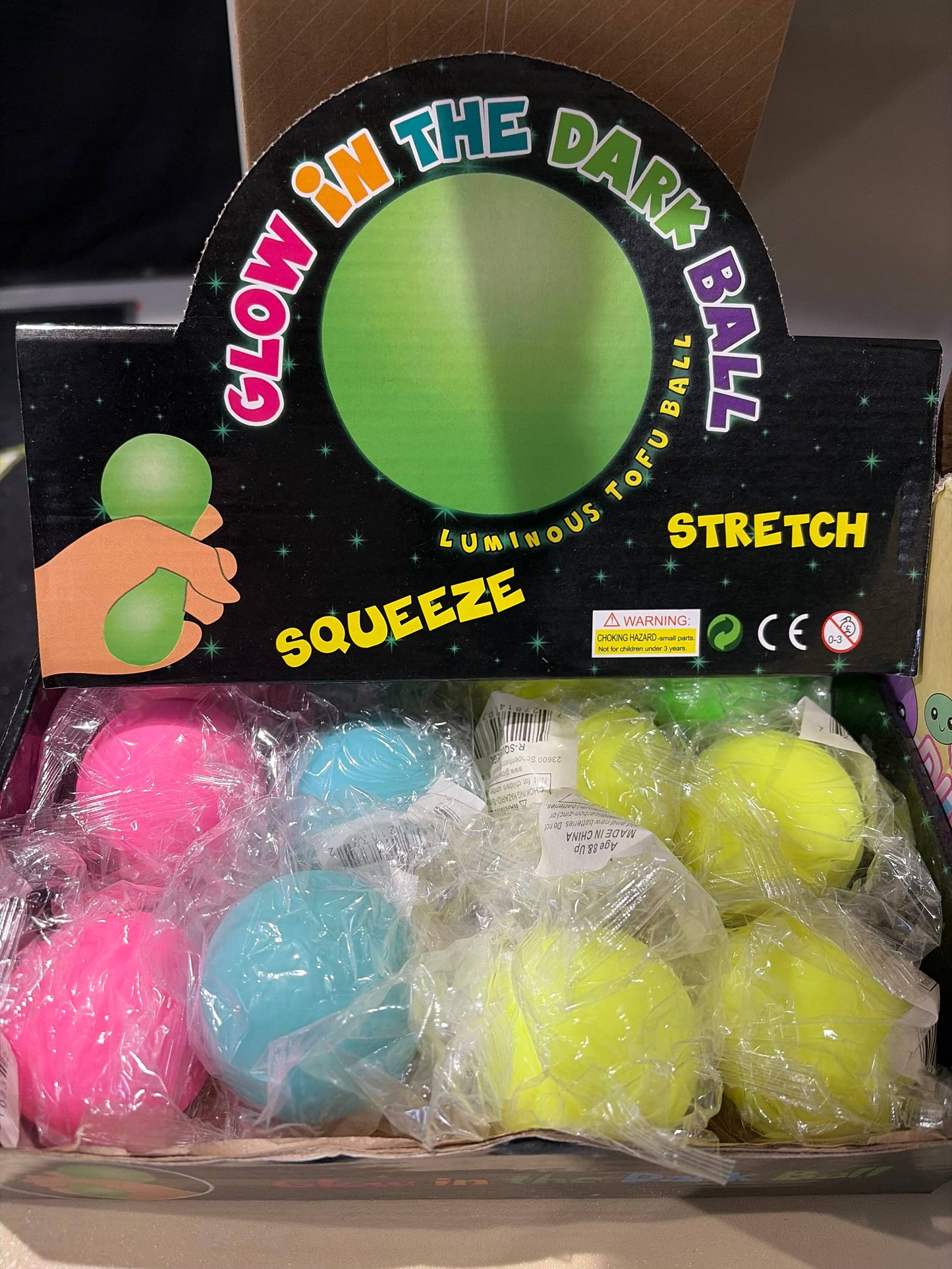 Glow the Dark Squeeze Ball 