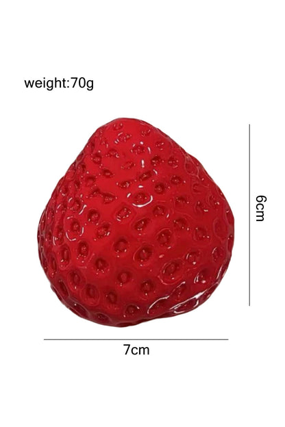 LDC Realistic Cute Strawberry Stress Relief Squishy Toy
