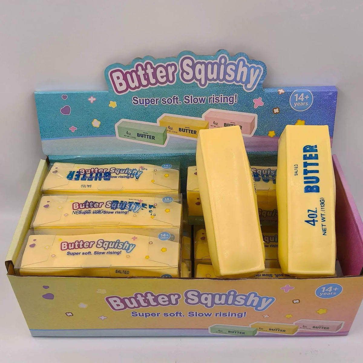 Crunchy Butter Bar Block Squishy Toy