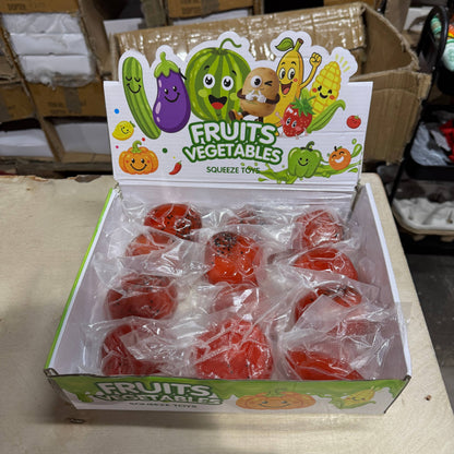Watermelon Fruit Icy Slushy Ball Squishy 12/pk | A145