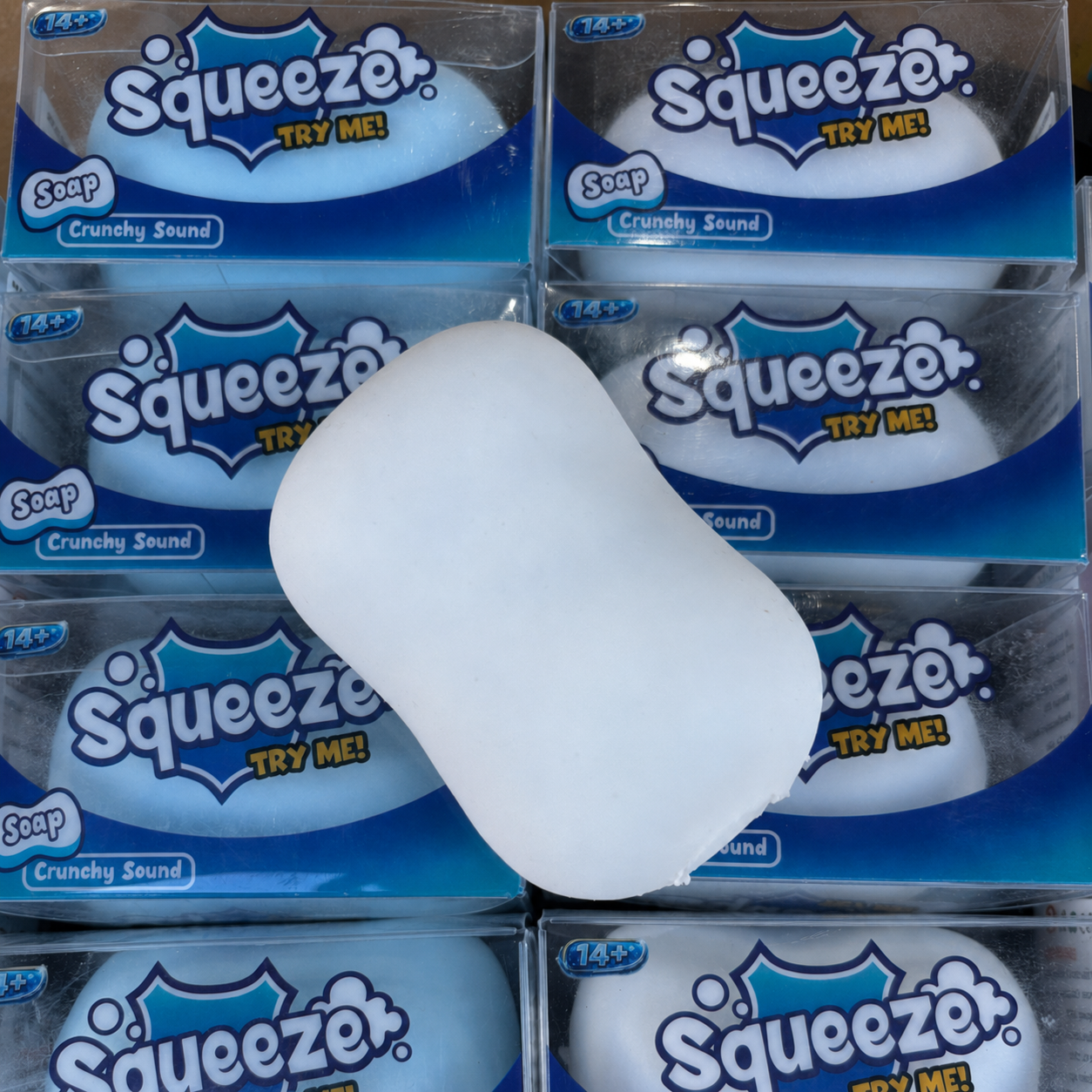 Crunchy Block Soap Squishy Stress Toy