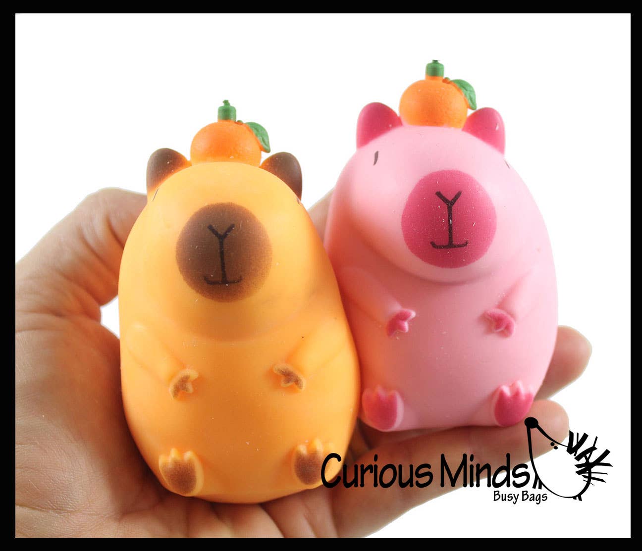 1 Capybara Stretchy Sand Filled - Lover Sensory Fidget Toy W