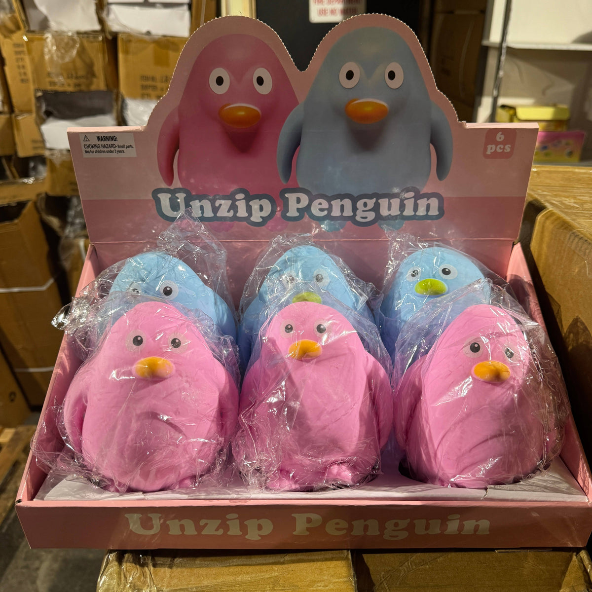 JUMBO Penguin Squishy 6/pk | A222