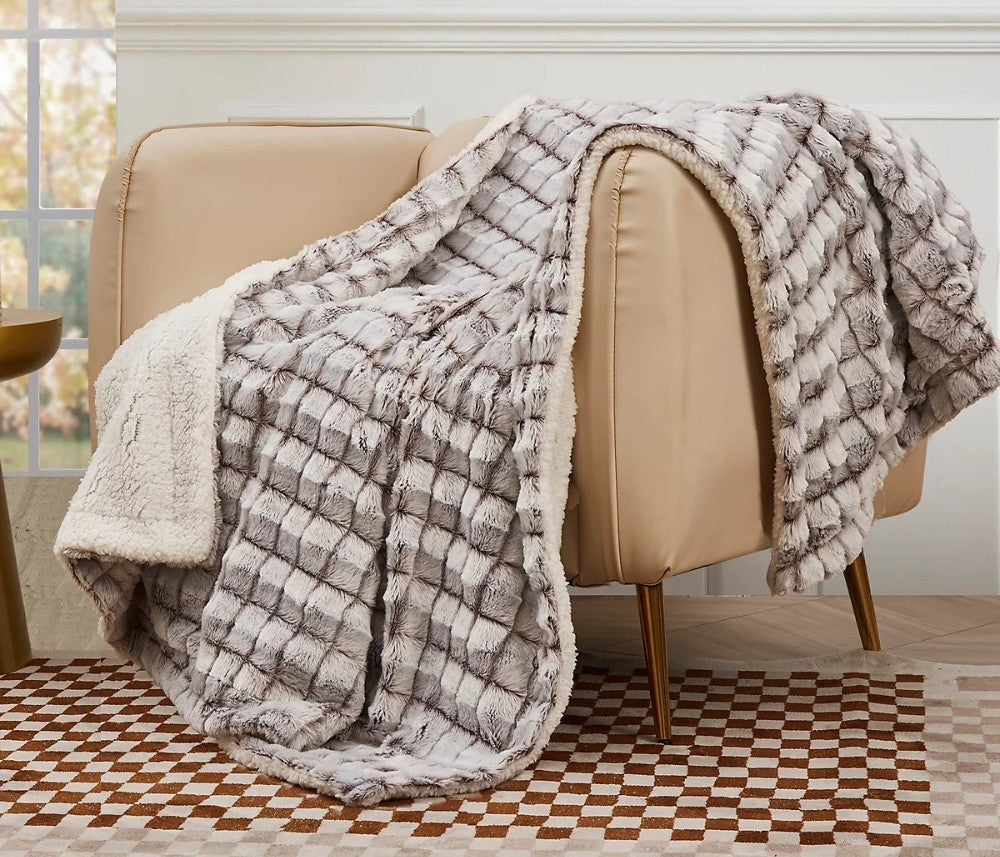Blanket with Blanket Square - Brown|8321
