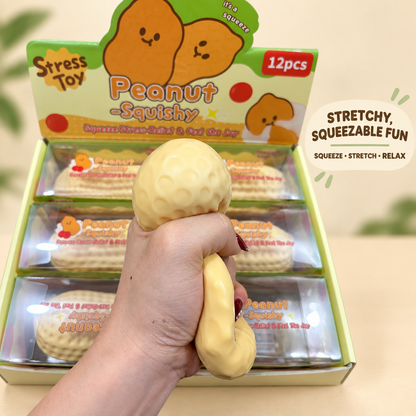 Crunchy Peanut Block Squishy Toy