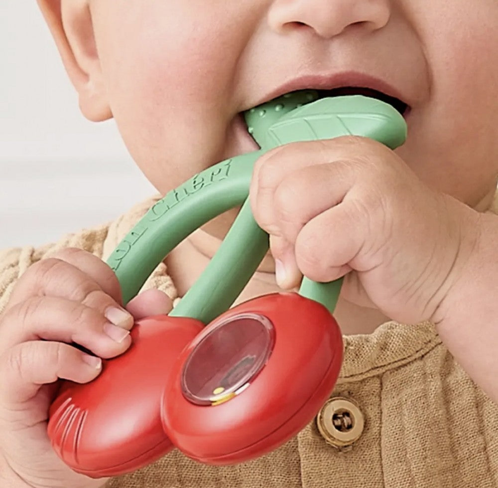 ITSY SHAKE CHERRIES TEETHER RATTLE|9362