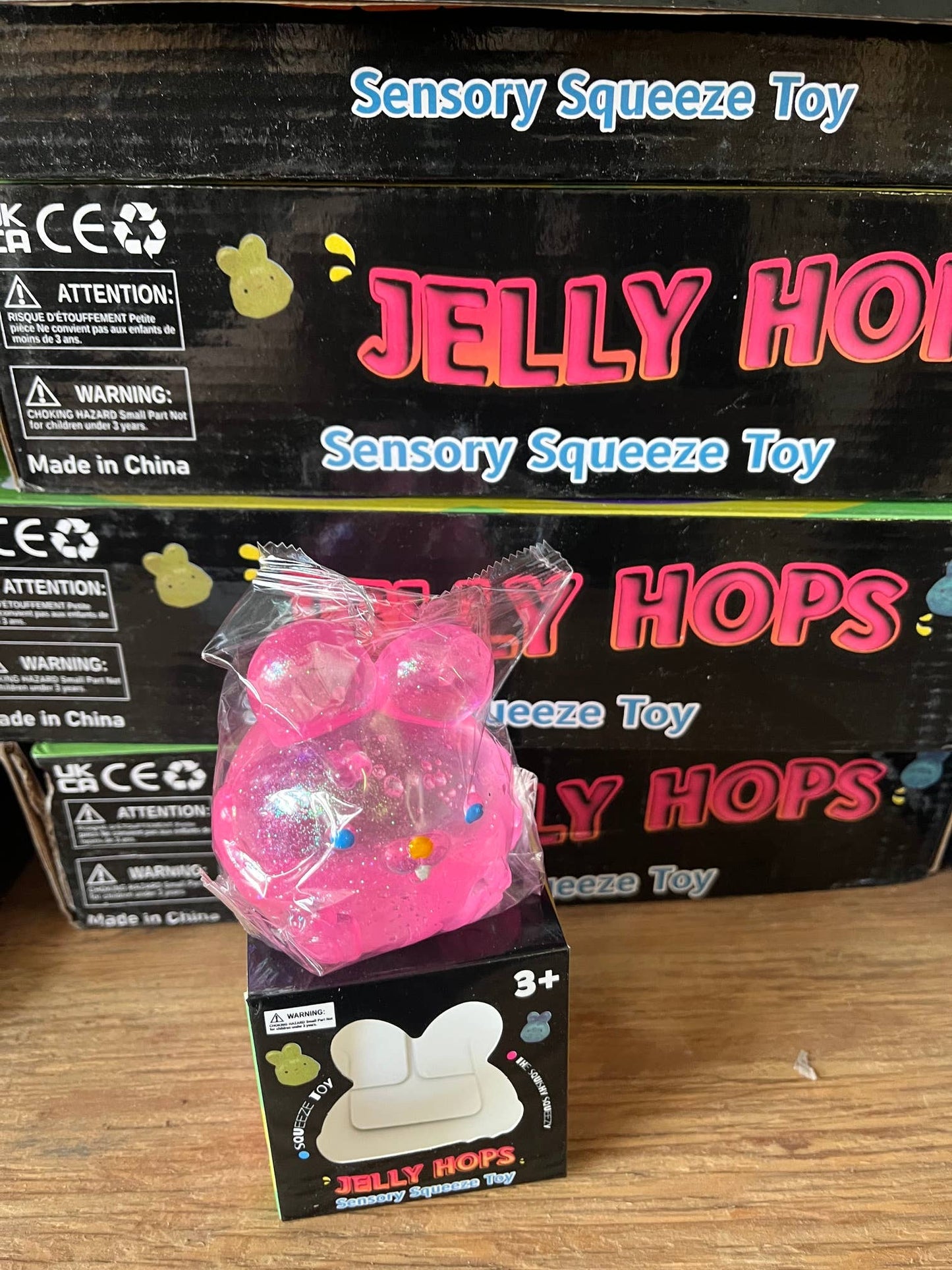HOT TRENDY Squishy Gummy Bunny, palm size 12ct