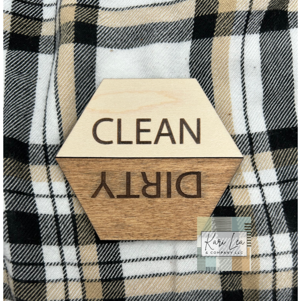 Dirty/Clean Magnet (Hexagon)|8178