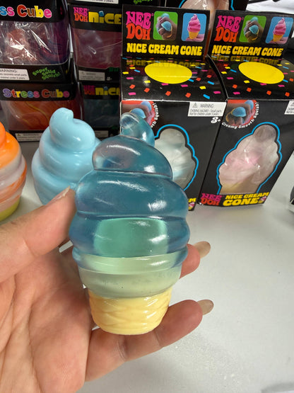 Nice cream cone Ice pop squishy fidget toy-no brand