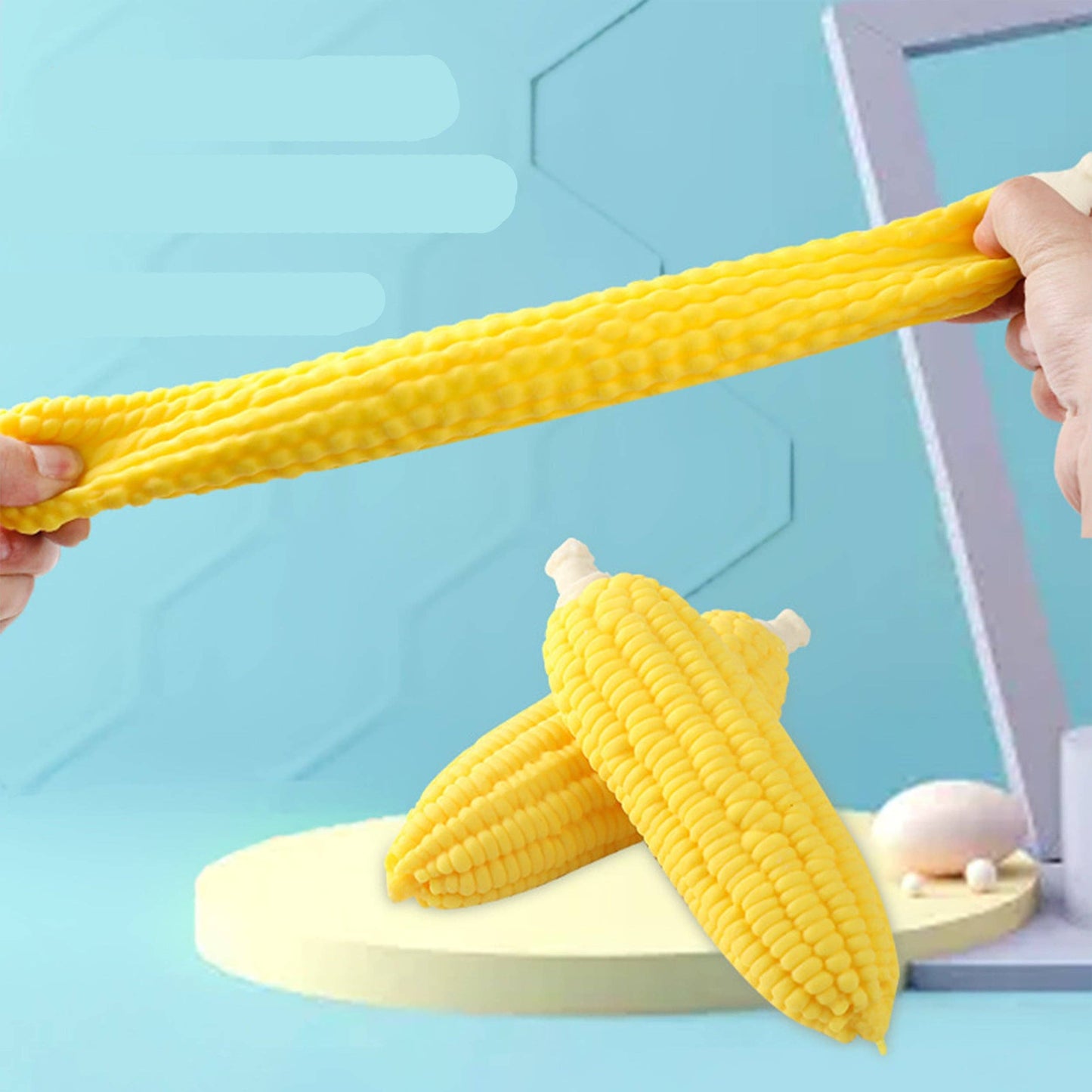 Corn Squishy Fidget Toy – Stretchy Stress Relief
