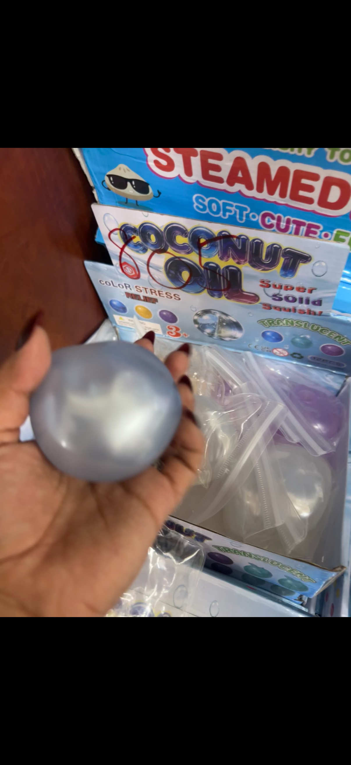 Coconut oil squishy glow in the dark