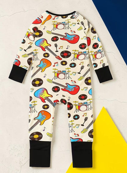 Rock Band Bamboo Infant Sleeper|9327