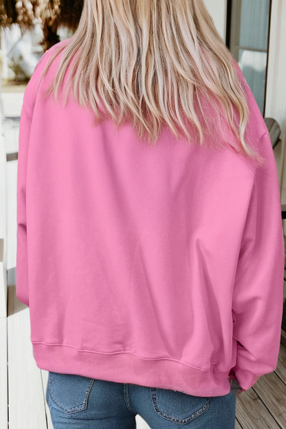 66 Plus Size Blessed Embroidered Mock Neck Sweatshirt (S-4X)
