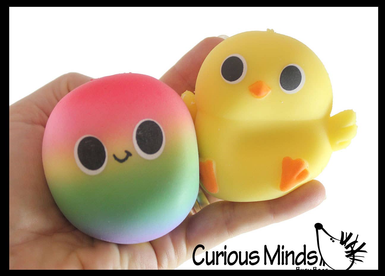 1 Easter Themed Creamy Doh Filled Squeeze Stress Balls - Chi