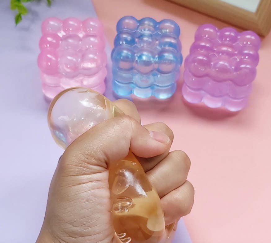 Magic cube candle shape Squishy Squeeze Toy Fidget Toy