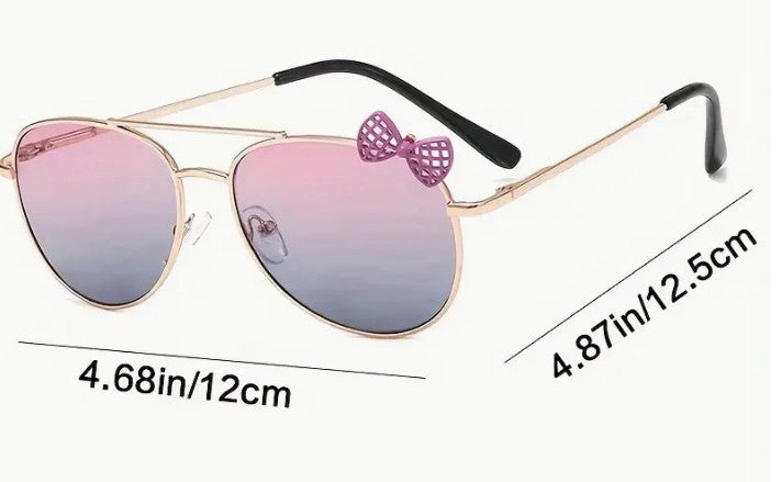BOW AVIATOR SUNGLASSES|8896
