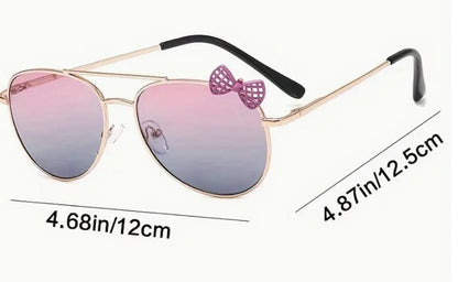 BOW AVIATOR SUNGLASSES|8896