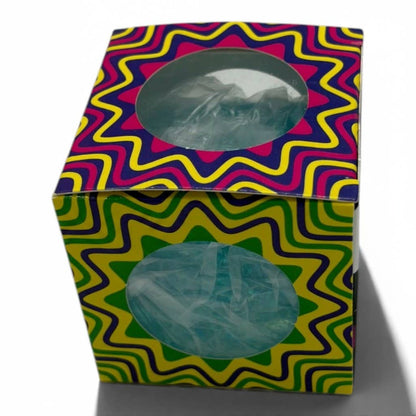 Jumbo Stress Ball Cube – Glitter Gel Sensory Fidget Toy