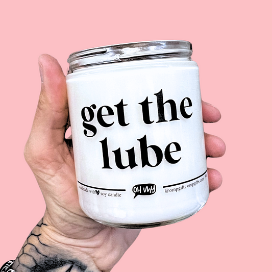 "Get The Lube" Candle