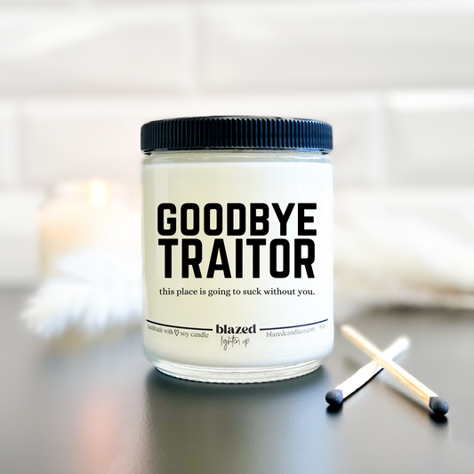 Goodbye Traitor Candle