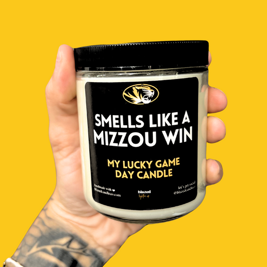 "My Lucky Game Day Candle" Mizzou