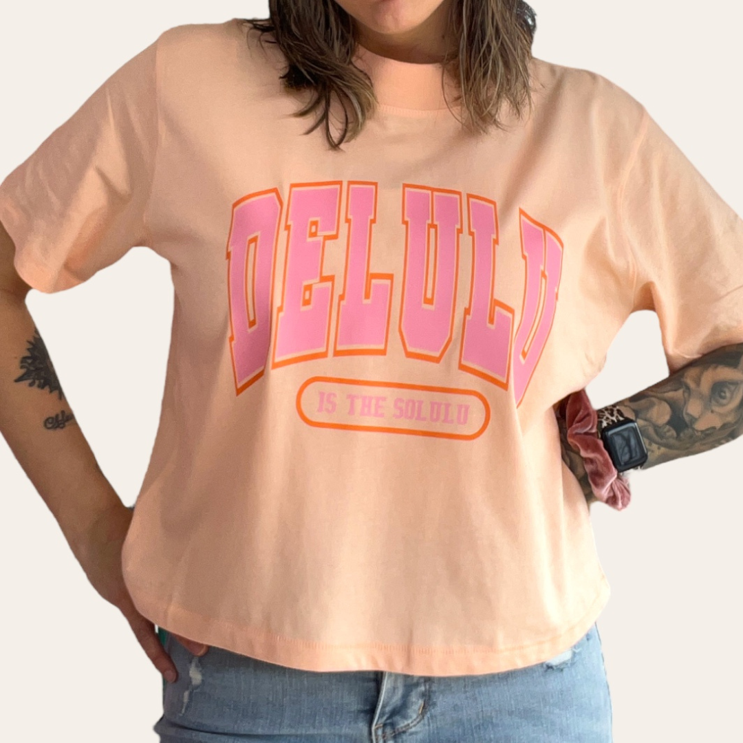 "Delulu" Boxy Tee