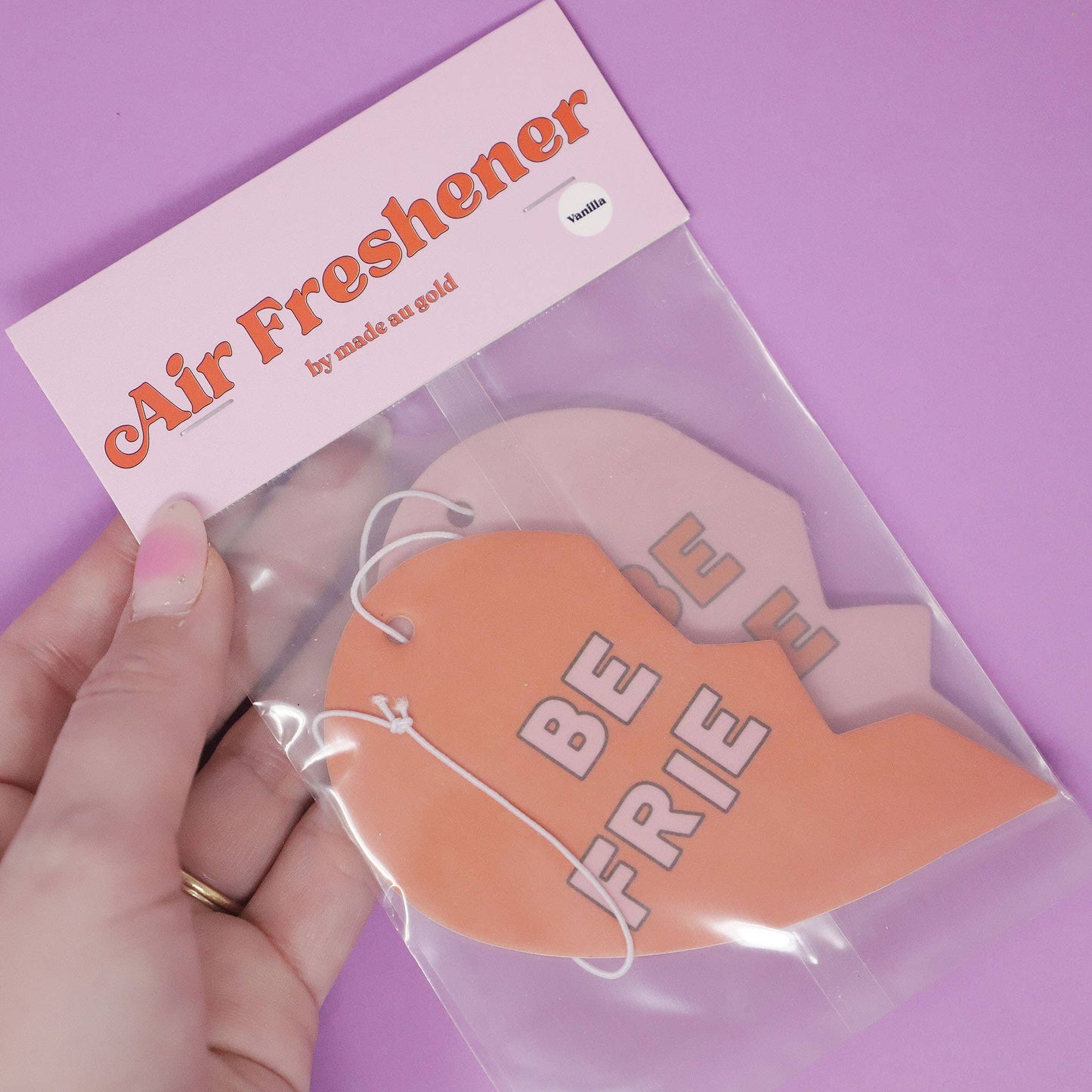 Airfreshener Best Friends Heart (Set of 2)