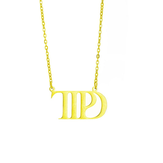 The Tortured Poets Department TTPD New Album Necklace: Gold, 40+5CM