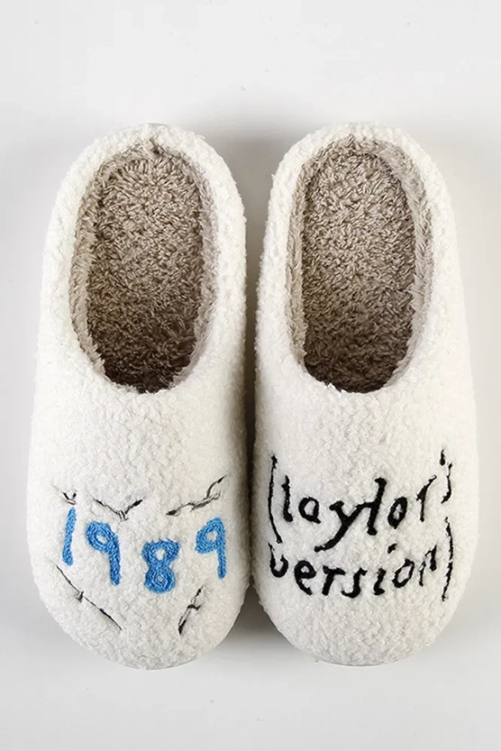 1989 Taylor's Version Knit Plush Slipper Swiftie