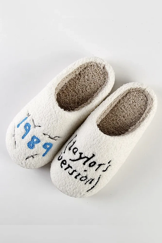 1989 Taylor's Version Knit Plush Slipper Swiftie