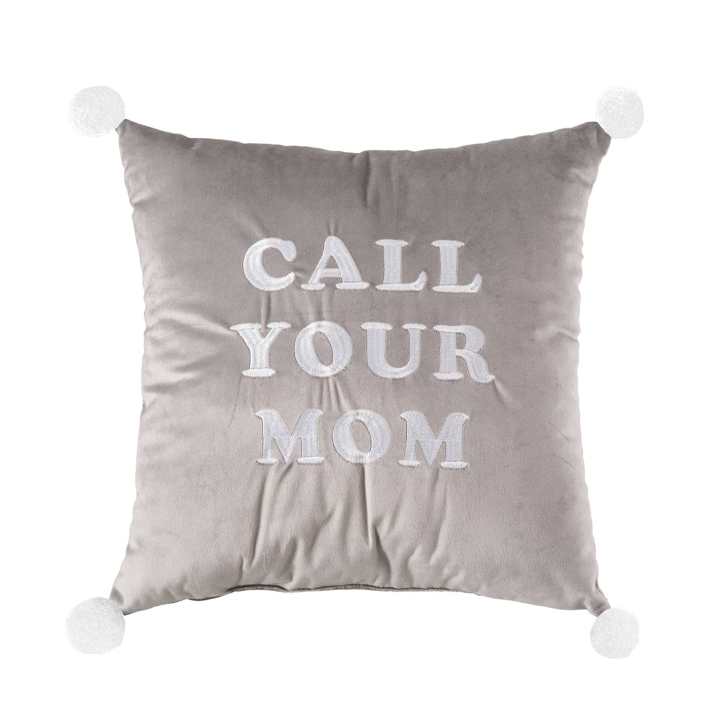 Call Your Mom Velvet Pillow