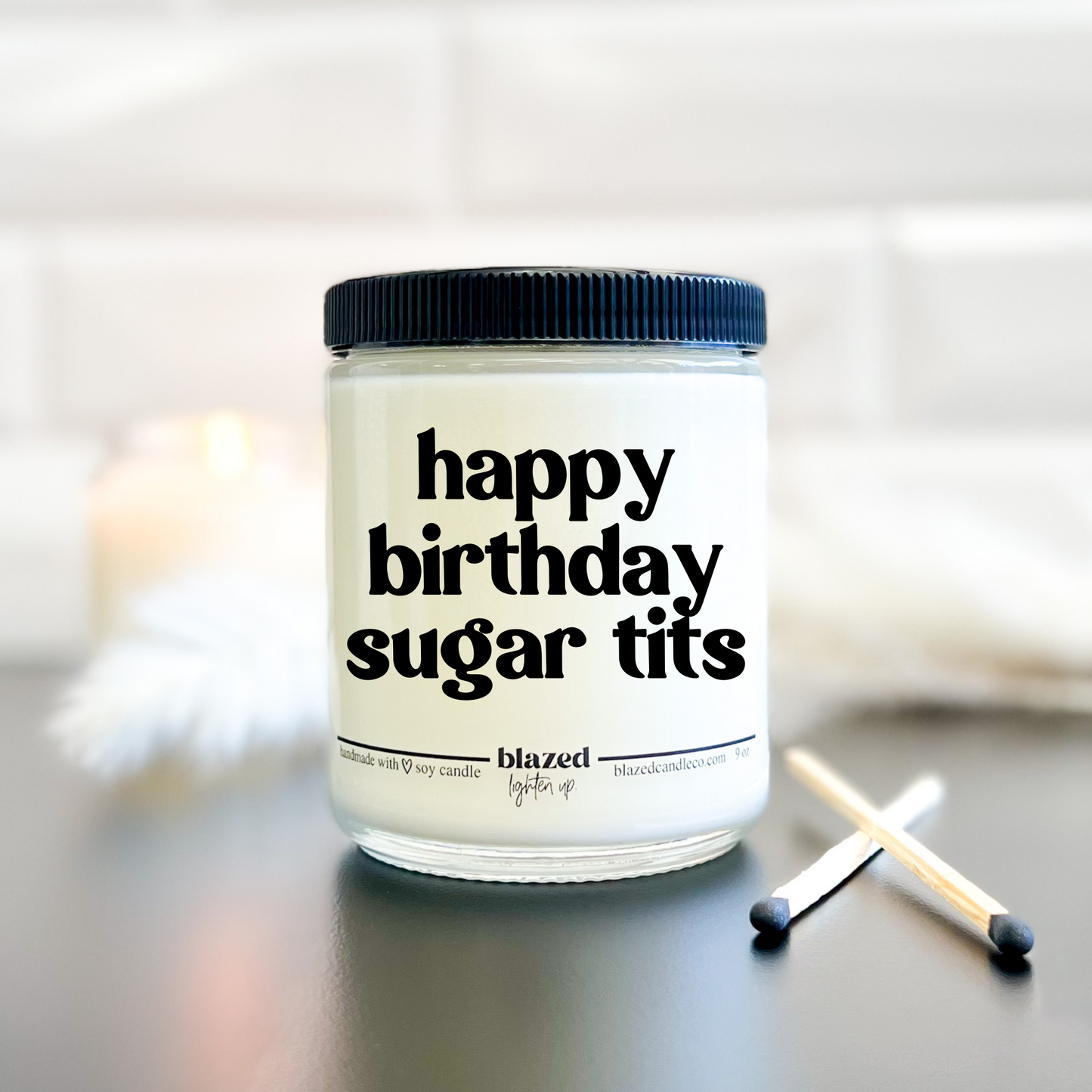 Happy Birthday Sugartits Candle