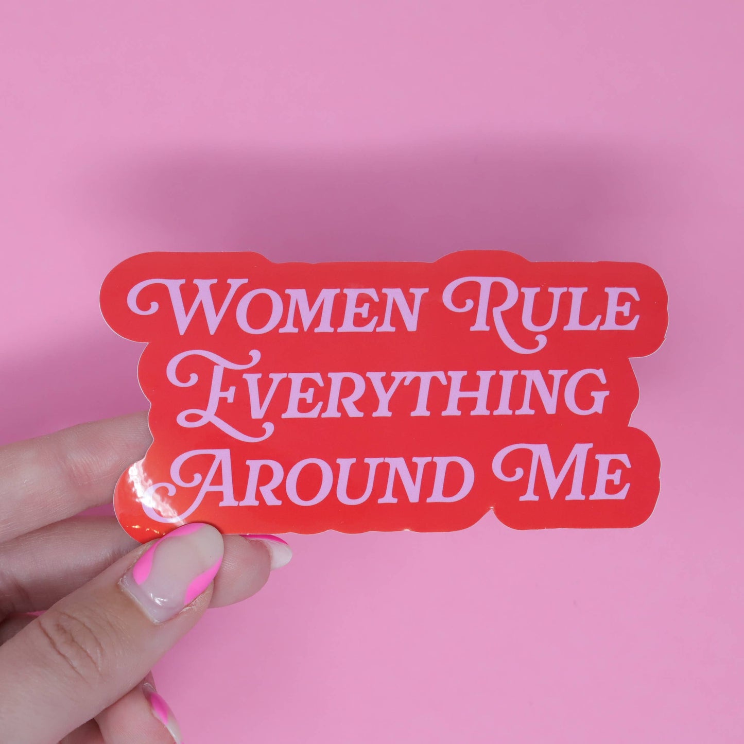 Women Rule Sticker