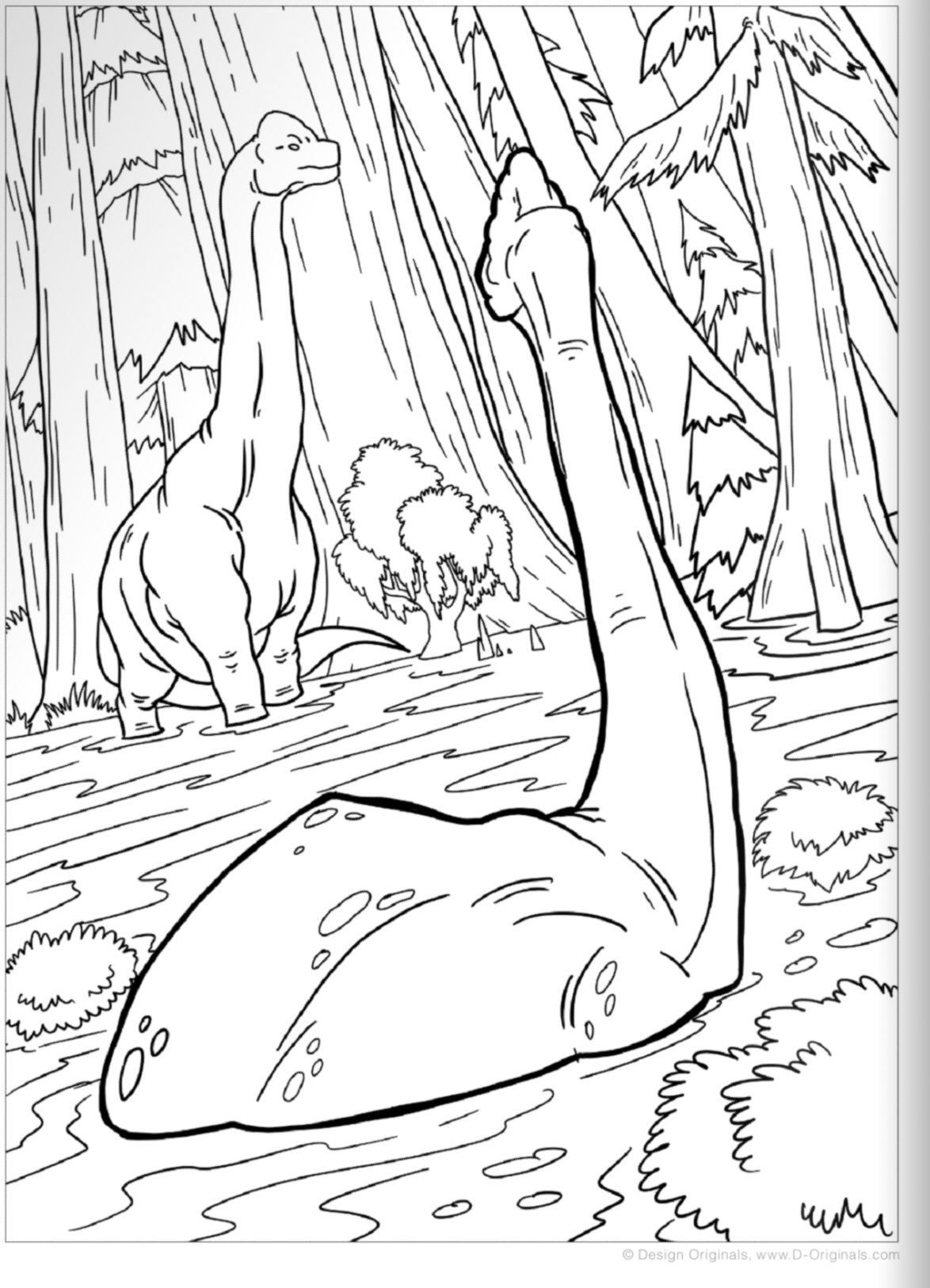 Coloring Book - Dinosaurs