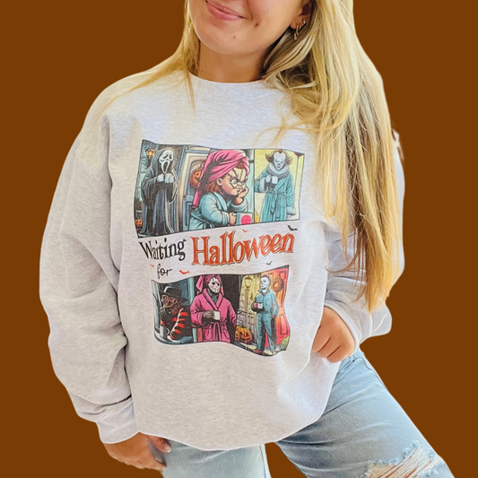 Waiting For Halloween Sweatshirt