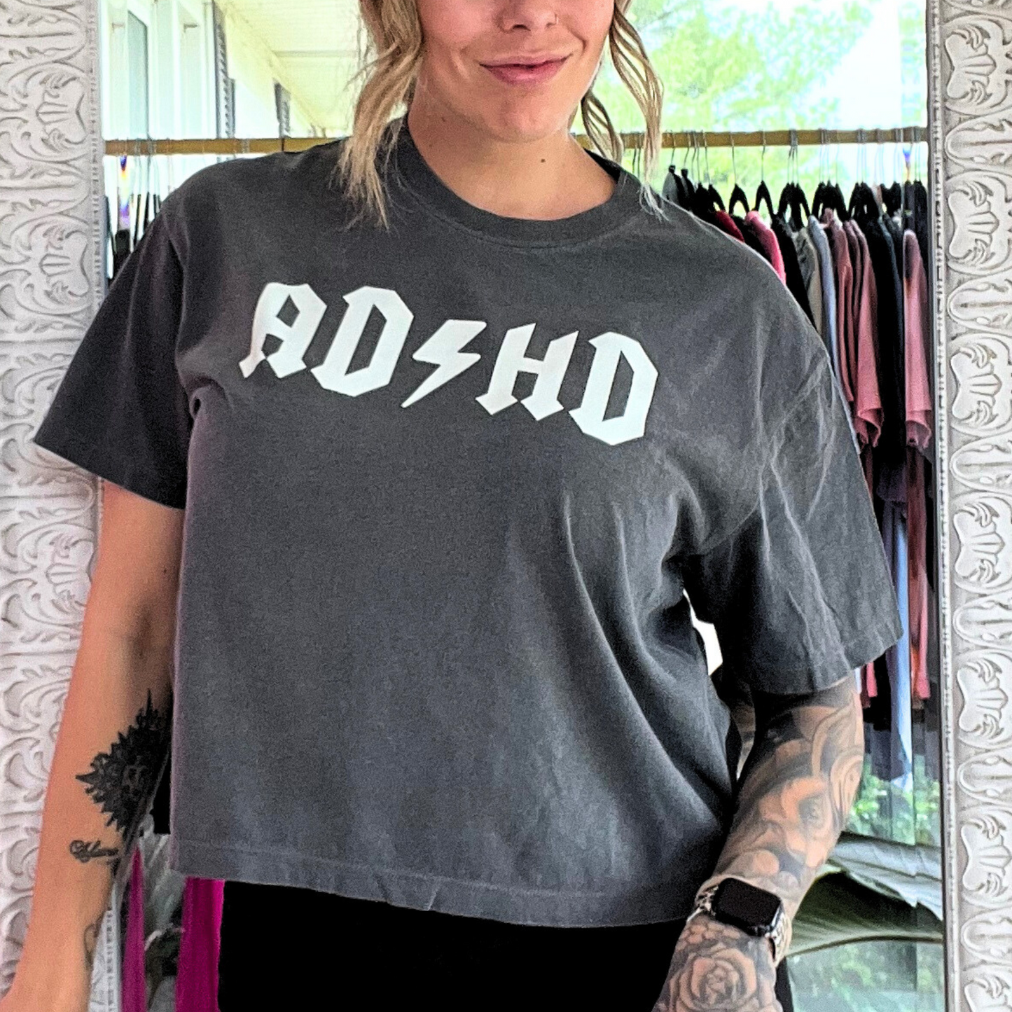 "ADHD" Boxy Tee