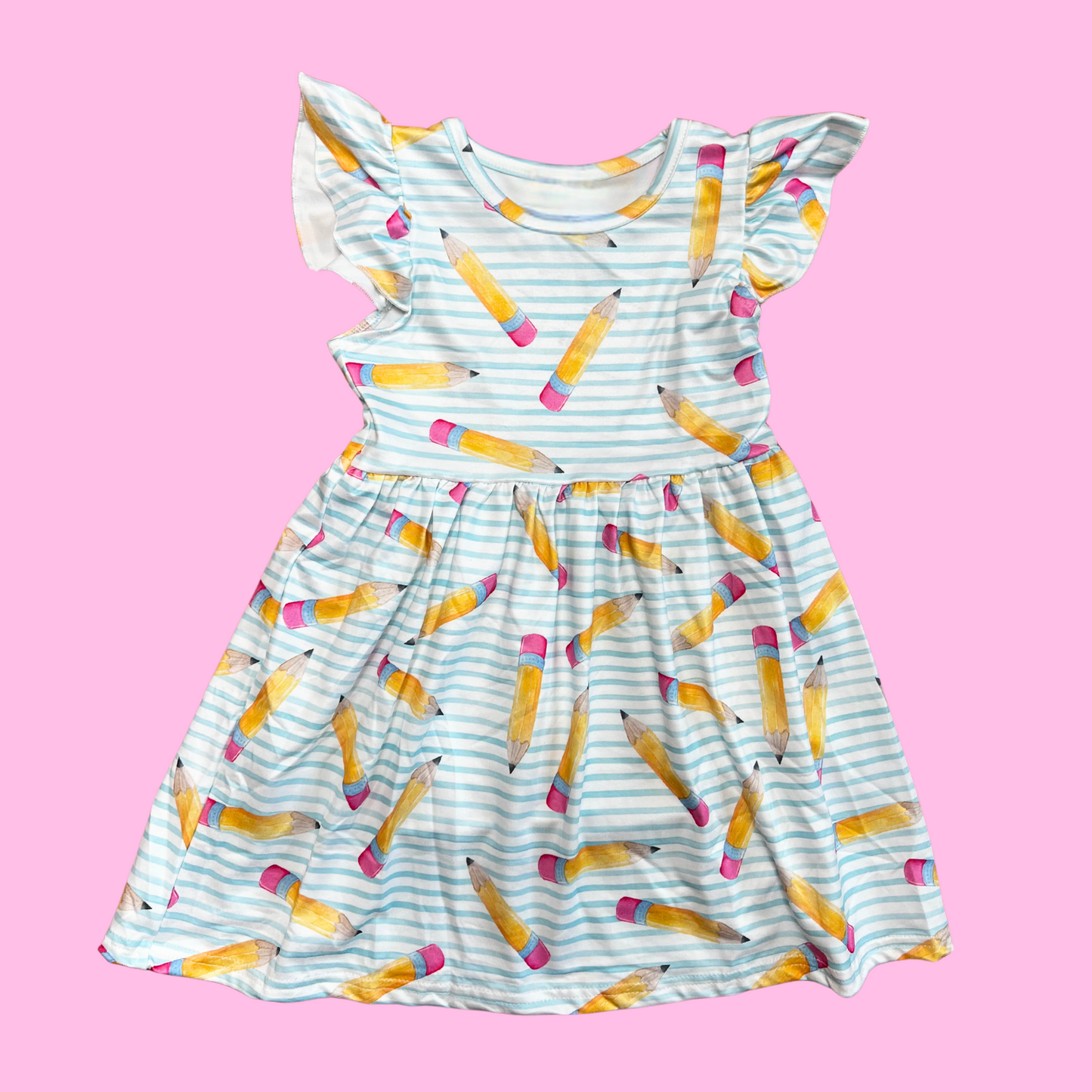 Pencil Girl's Twirl Dress