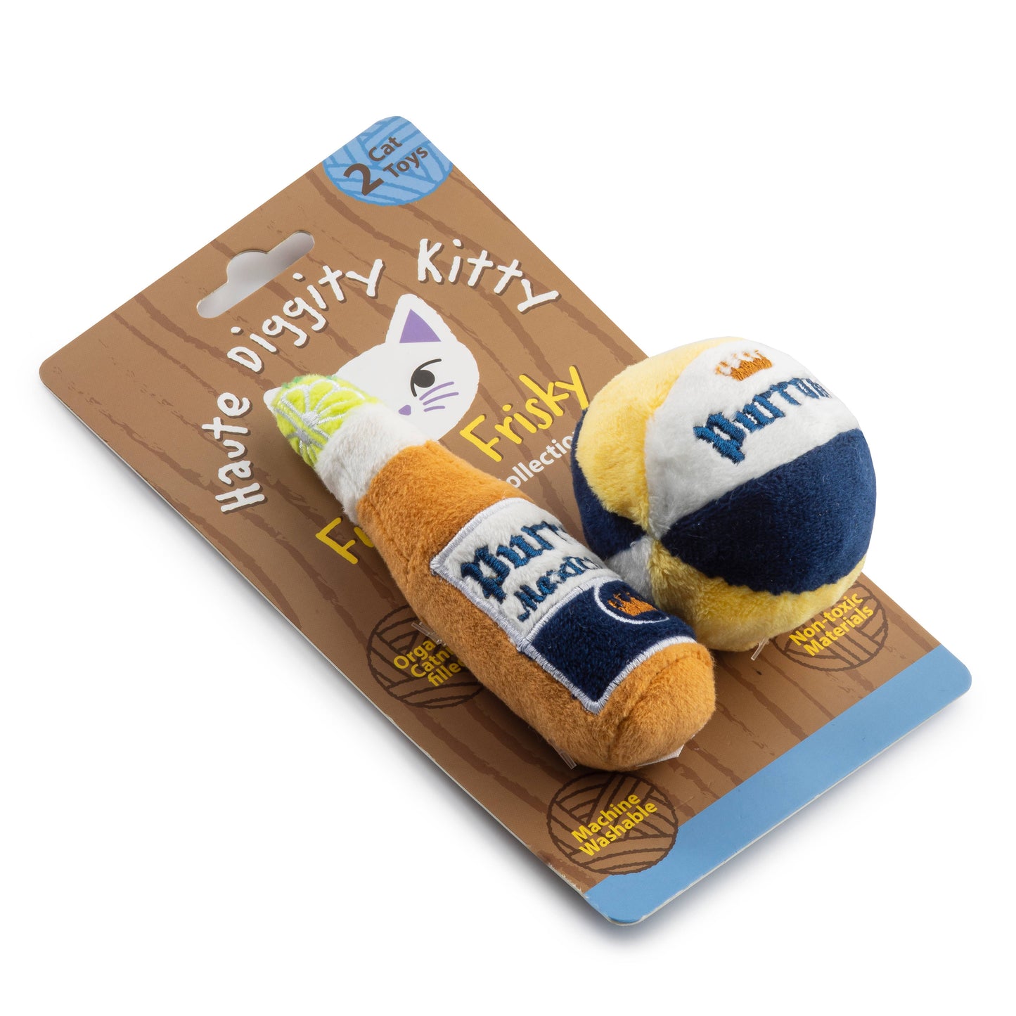 Purrona (Bottle & Ball) Organic Catnip Toys