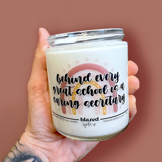 Behind Every Great School - Secretary Candle
