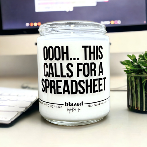 Ooh, This Calls For A Spreadsheet Candle