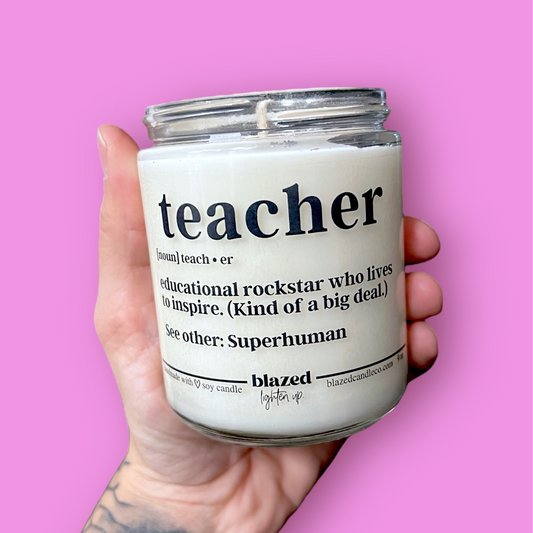 Teacher Definition Candle
