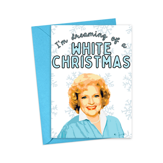 Betty White Christmas Card Golden Girls Greeting Cards