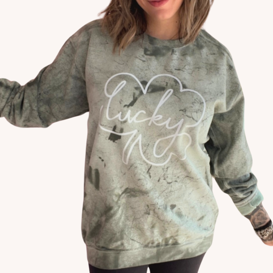 Lucky Splatter Sweatshirt